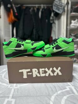 Brand new size 9 Travis Scott Nike T Rexx Green Spark