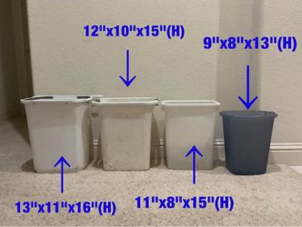 Trash cans  -  $15  for  all