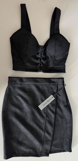 Skirt and crop top set