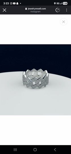 Moissanite ring