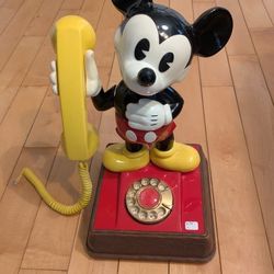Vintage Mickey Mouse Rotary Phone