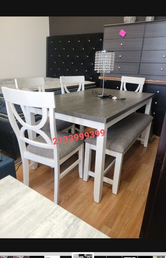6pc Table Set New 60×36×30\
