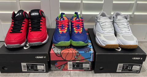 New AND1 Basketball Shoes (Men’s Size 8, 7 & Kid’s Size 4) - $15ea