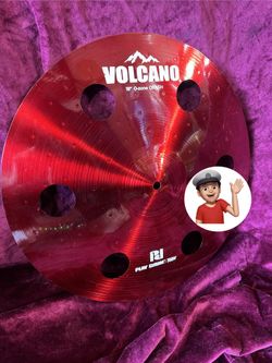 🔥 New Red O-Zone Crash Cymbal 16” Drum Set Drums