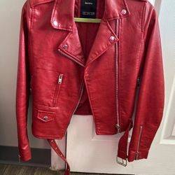 Bershka Faux Leather Jacket
