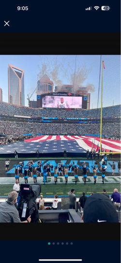 Carolina panthers end zone tickets