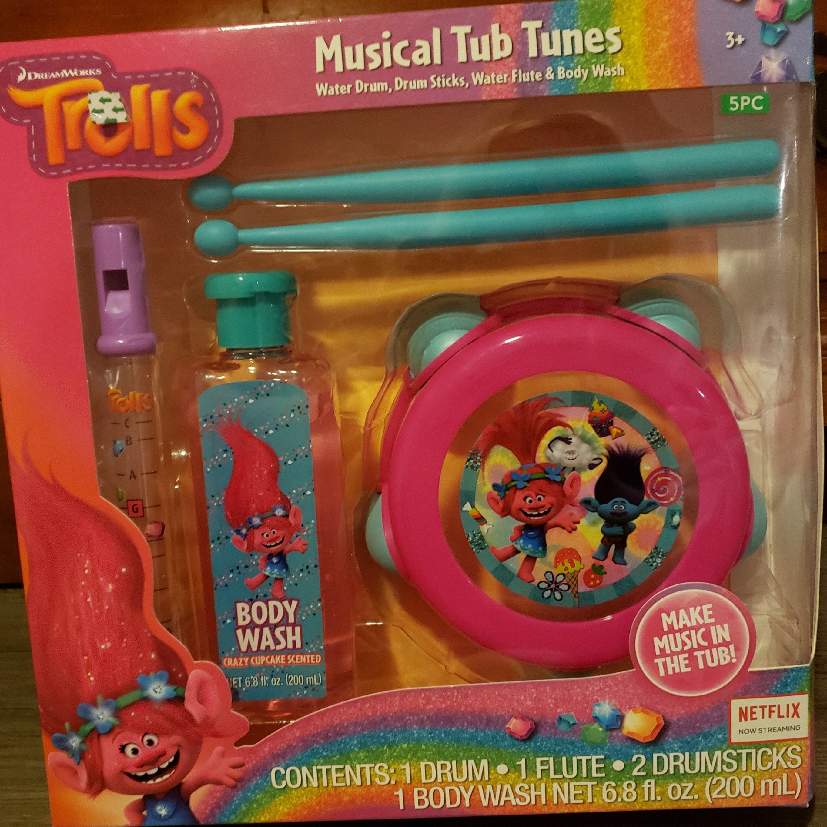 NEW Trolls Tub Tunes Set!
