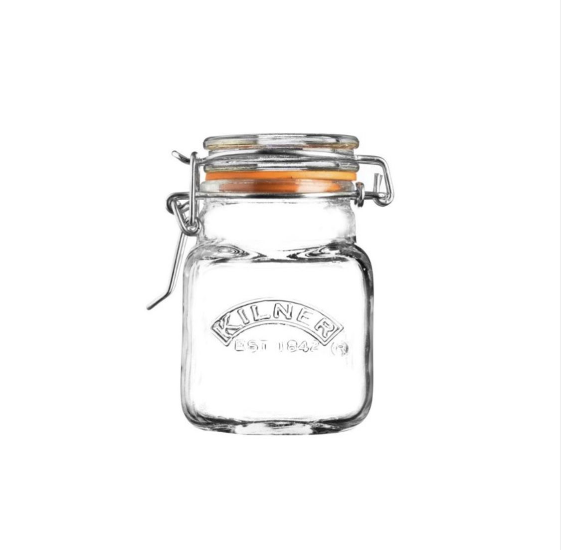 2.3oz Glass Swing Top Spice Jar Set With Original Box