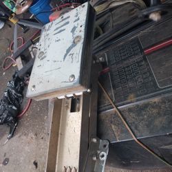 Small boat motor kicker plate.