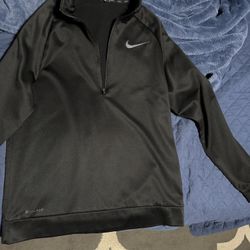 Black and Red Nike quarter zips