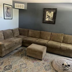 7 Person Couch And Ottoman 