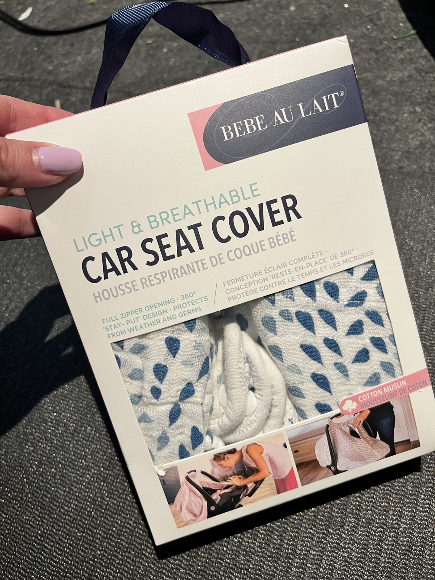 Bebe Au  Lait Car Seat Cover