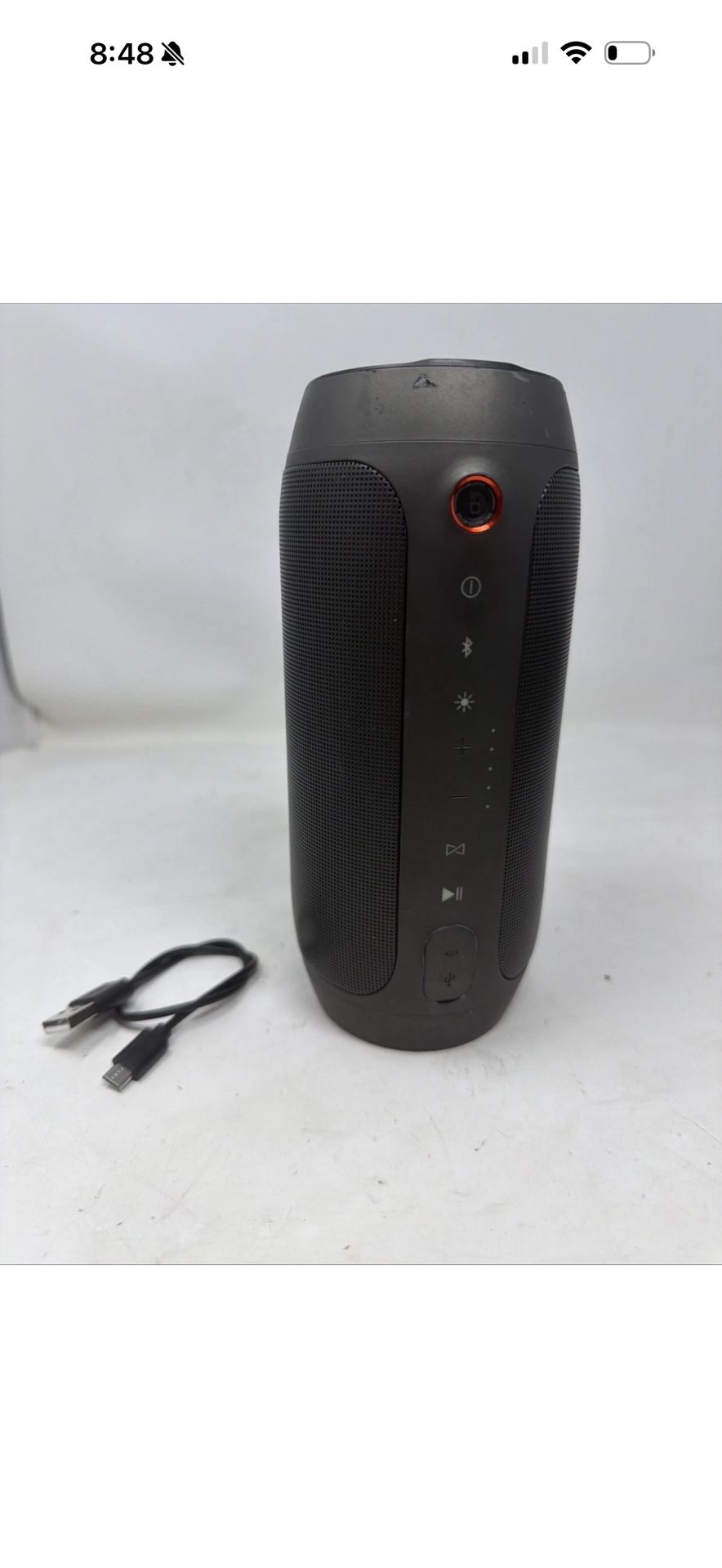 JBL Pulse 2 Speaker black works!! With Cable
