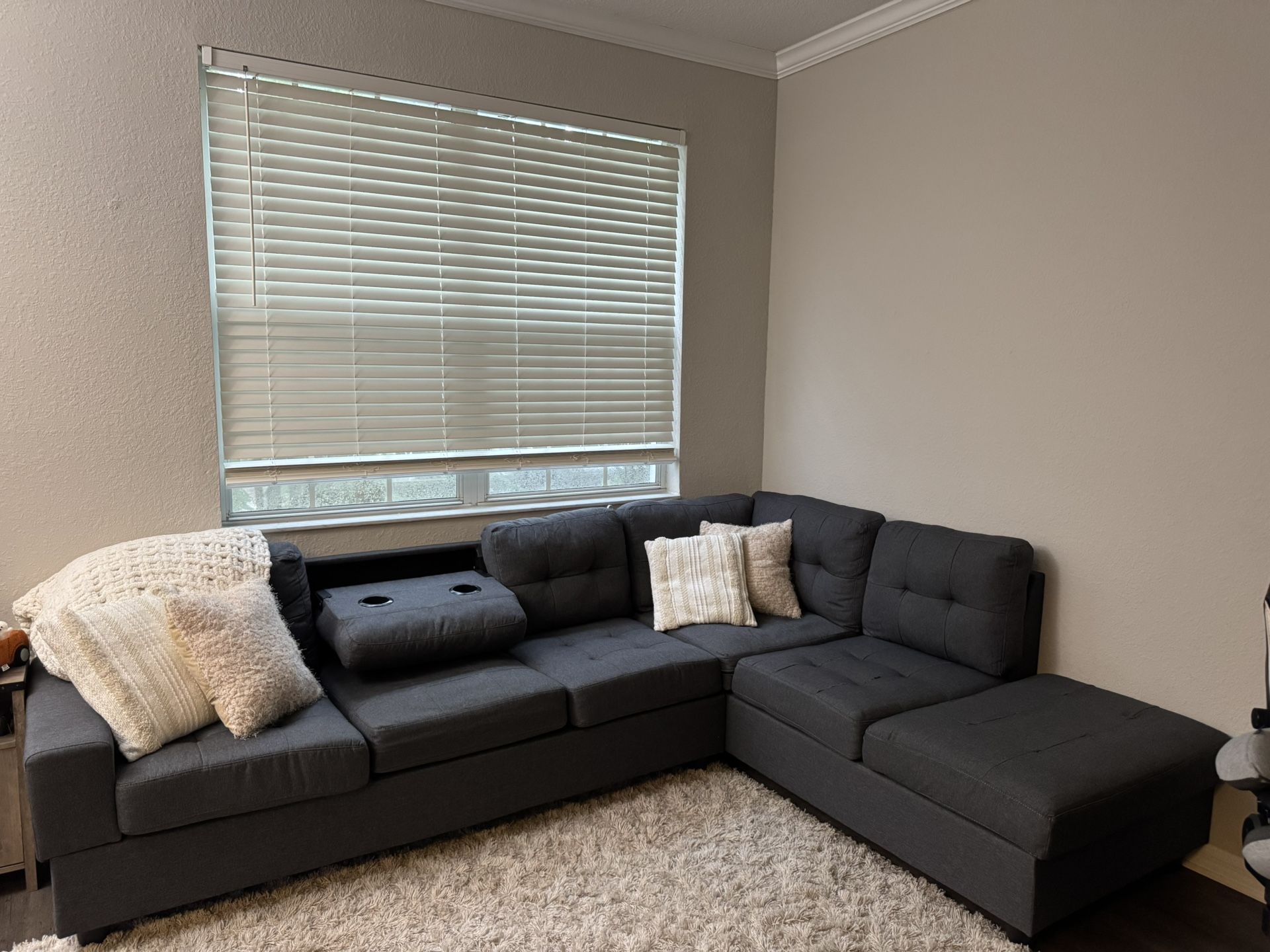 Dark Grey Sectional