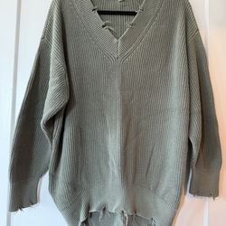 Young Fabulous & Broke olive sweater