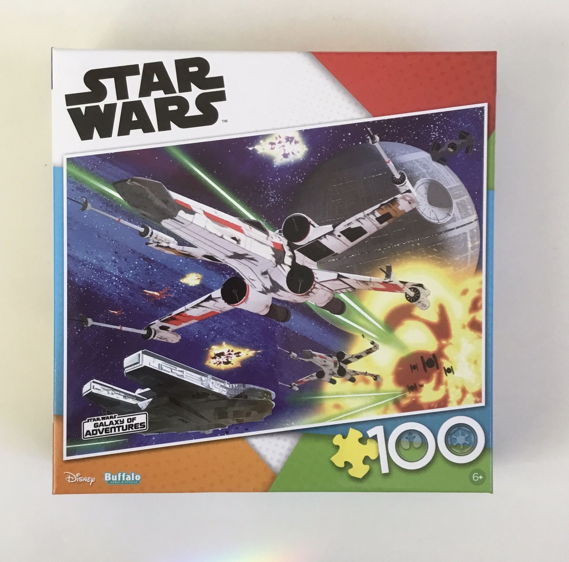 Star Wars Jigsaw Puzzle X-Wing Assault 100 Pieces Buffalo games