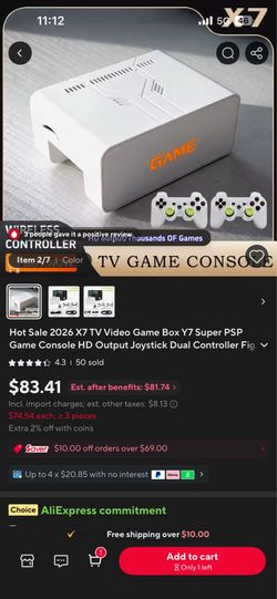 Gaming retro console