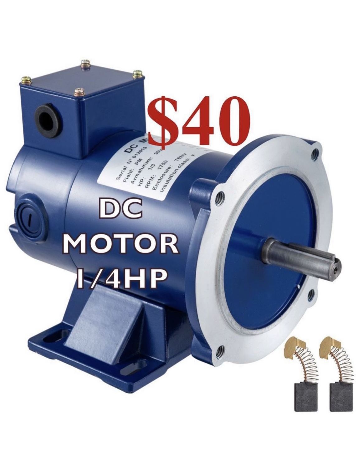 DC Motor 1/4HP. $40.00 FIRM!!