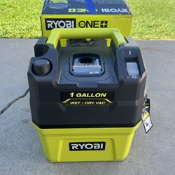 RYOBI ONE+ 18V Cordless 1 Gal. Wet/Dry Vacuum (Base Only)