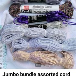 Giant Bundle Of Craft Cord New & Used 