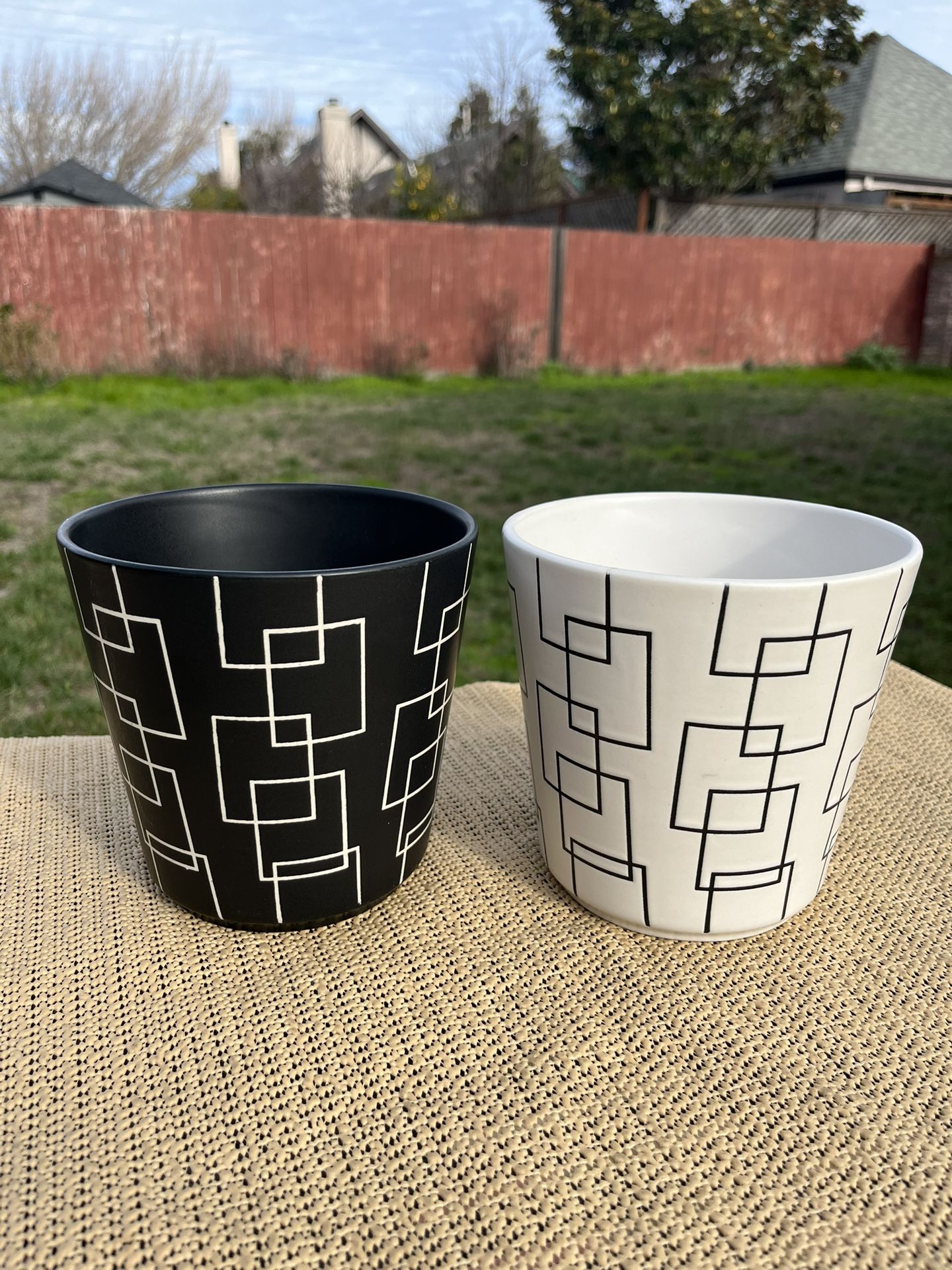 Two Retro IKEA Planters