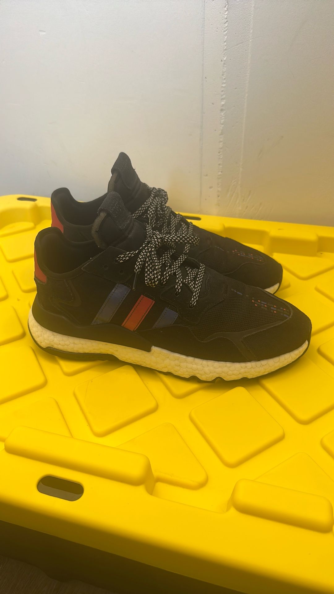 Adidas Nite Jogger "Black Power Blue" Sz 11.5