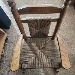 Cracker barrel kids rocking chair.