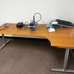 Free Large ikea L shaped desk