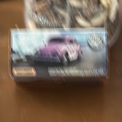 Matchbox 1962 Volkswagen VW Beetle USA Box Toy Model Car Pink 70mm Long