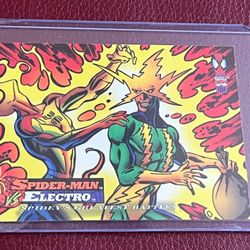 1994 Fleer Marvel the Amazing Spider-Man vs Electro #108