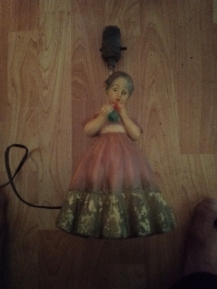 Vintage Lady Table Lamp In Good Condition Price $80 Pick Up In Placentia