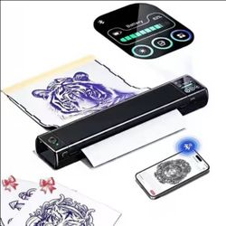 🔥new inbox🔥Phomemo Upgraded M08F Plus Tattoo Stencil Printer with 10pcs Transfer Paper, Bluetooth Tattoo Printer Machine with Touchscreen
