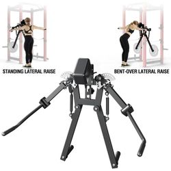 Mikolo - Power Rack Lateral Raise Attachment,Lateral Raise Machine,Shoulder Machine for 180LBS Weight Capacity