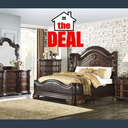 QUEEN BEDROOM SET: ADD $150 FOR KING SIZES 