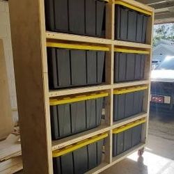 Heavy Duty Tote Racks And Shelving