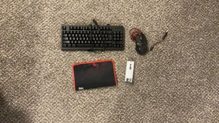 Complete PC Gaming Starter Pack (Blue Switch Mechanical Keyboard & Mouse)