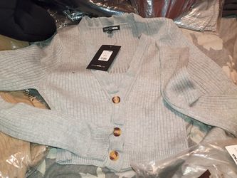 Grey cardigan