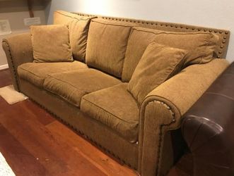 Harvest Home Custom Sleeper Sofa, Gold