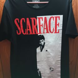 Men's Large Scarface Poster Graphic Tee 