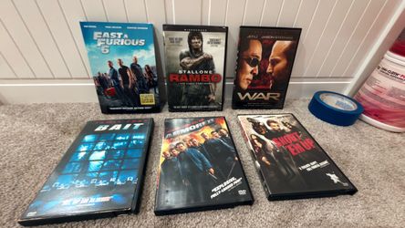 Lot of 6 Action DVDs