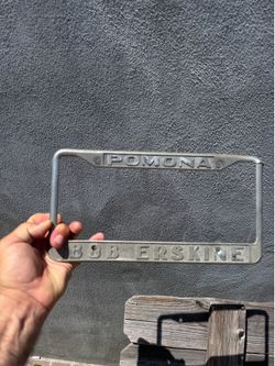 Vintage License Plate Frame