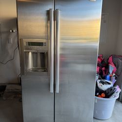 Whirlpool Gold Stainless Steel Refrigerator for sale! 