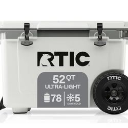 RTIC 52QT Ultra-Light Wheeled Cooler – NEW