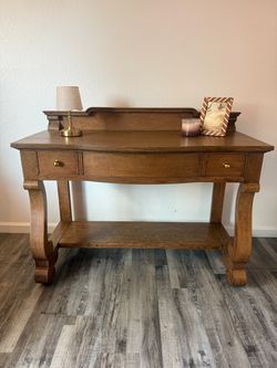 Oak buffet / console table