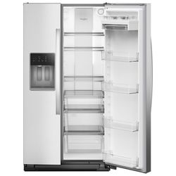 Whirlpool Side-by-Side Stainless Refrigerator Water/Ice Dispenser Frost-Free