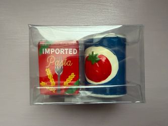 Pasta and Tomato Can Salt and Pepper Shakers