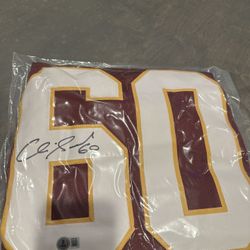Washington Redskins Chris Samuels Auto Jersey 