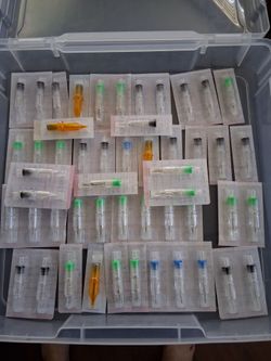 Professional tattoo needles