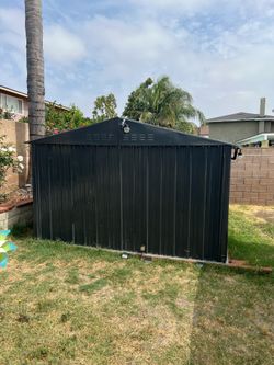 Metal garden shed 10x12