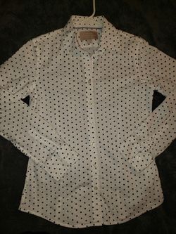 Banana Republic Womans Soft Wash Long Sleeve Button Up Shirt Size Xtra Small